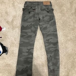 True Religion Camouflage Straight Jeans